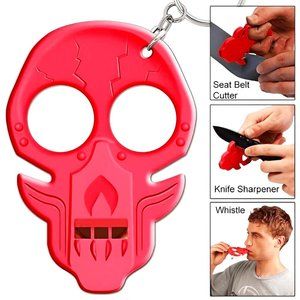 Zombie" Soulless Uprising Skull "Emergency Key Chain"⬇️New